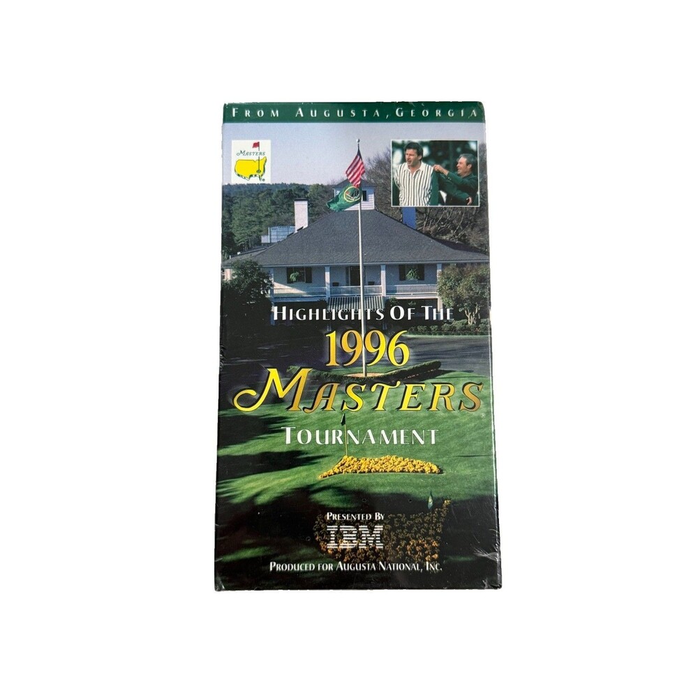 1996 Masters Tournament Highlights IBM VHS Movie Vintage Golf Tournament New!